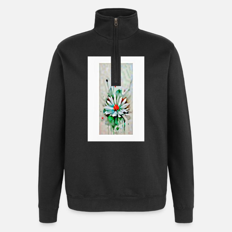 klajgrdajtscwlj - Sweat à zip 1/4 - noir