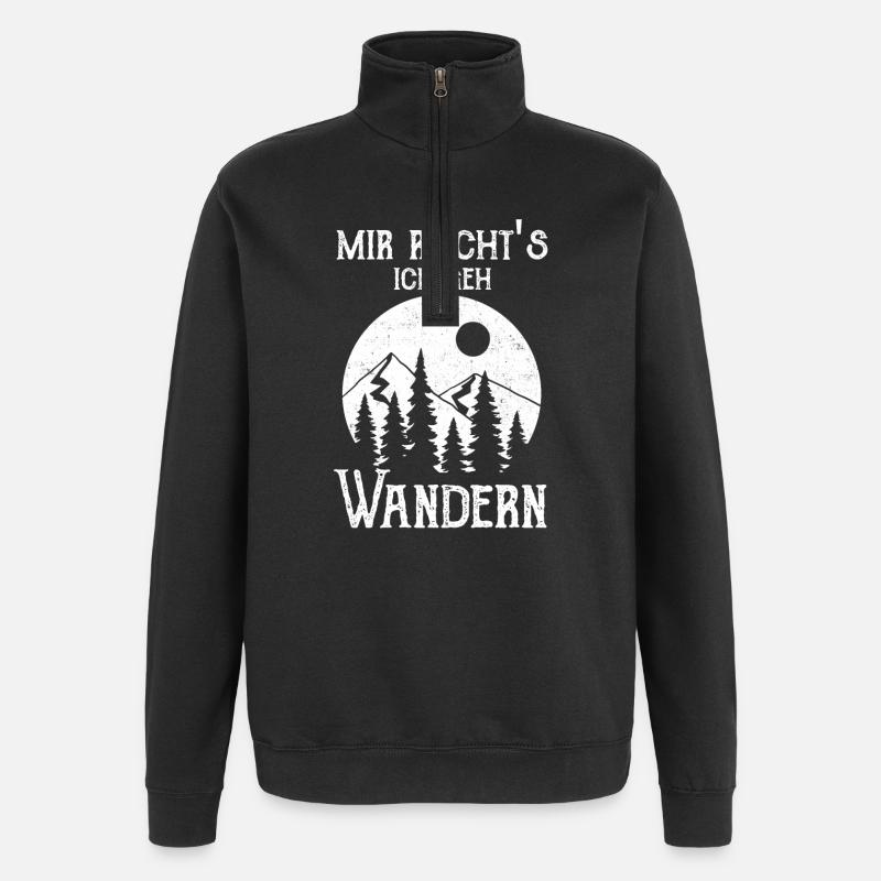 Randonneurs randonneurs - Sweat à zip 1/4 - noir