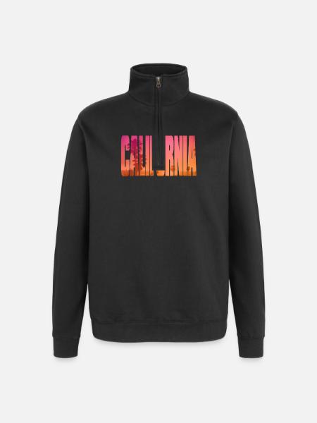 california - Quarter-Zip Sweatshirt - black