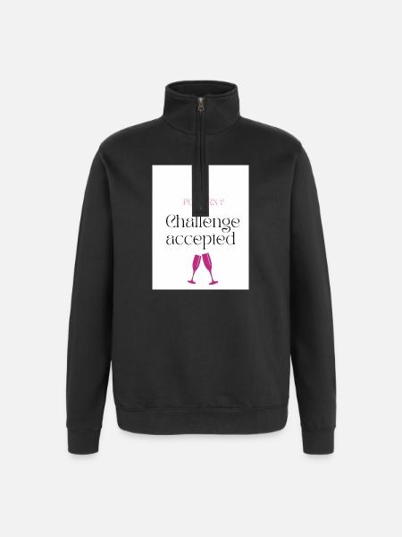 Die_letzten_stunden - Quarter-Zip Sweatshirt - black