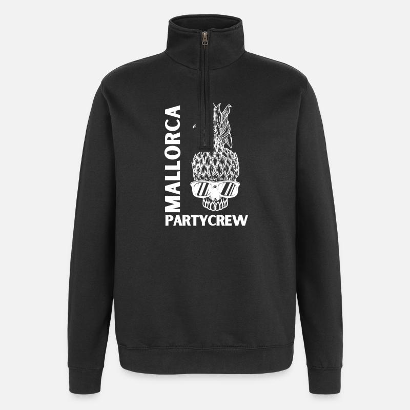 Mallorca Party Crew - Sweat à zip 1/4 - noir