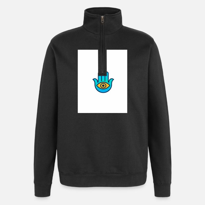 five - Quarter-Zip Sweatshirt - black