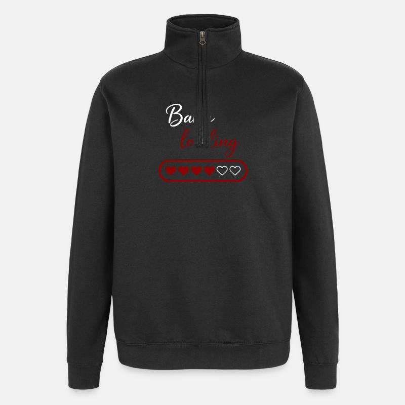 Baby loading - Quarter-Zip Sweatshirt - black