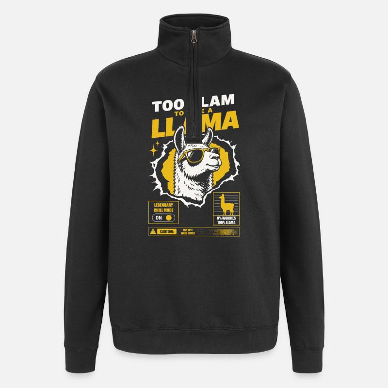 Groom Squad Party Cup Design - Quarter-Zip Sweatshirt - black