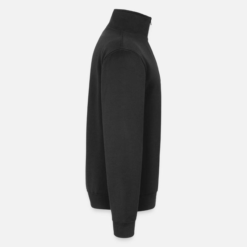 Bunt_statt_Braun Quarter-Zip-Sweatshirt