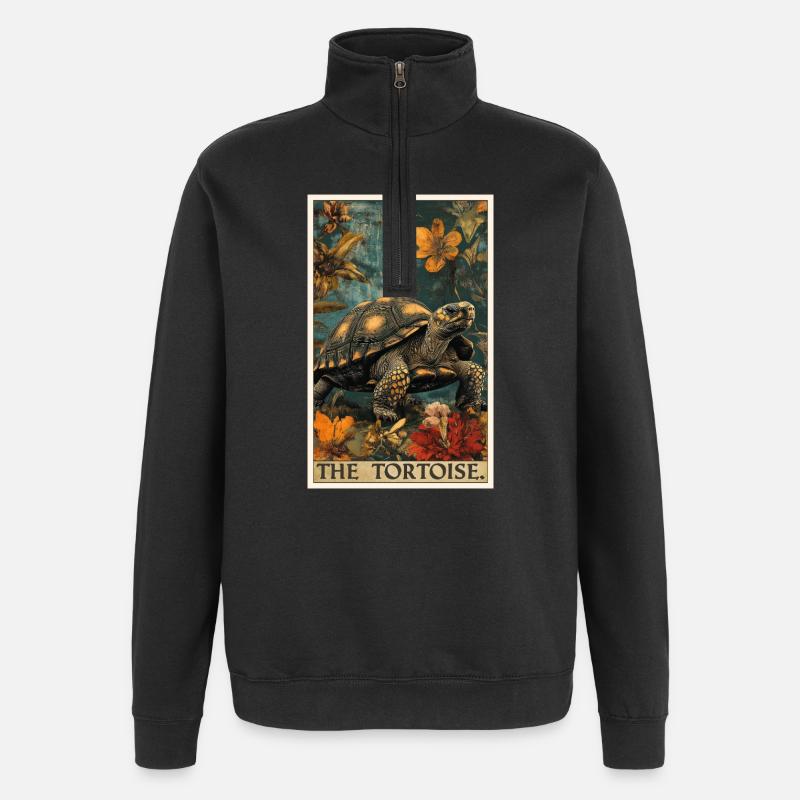 Tortoises Tortoise - Quarter-Zip Sweatshirt - black