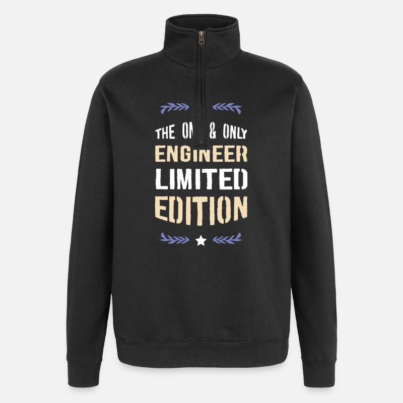 Only Engineer Édition Limitée - Sweat à zip 1/4 - noir