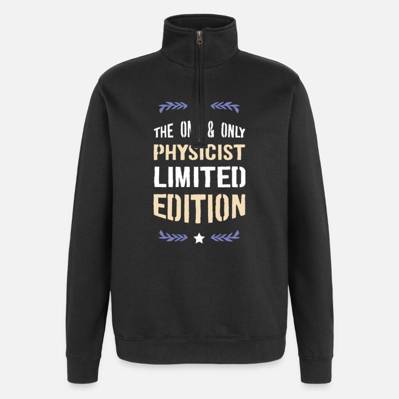 Only Physicist Limited Edition - Quarter-Zip Sweatshirt - black