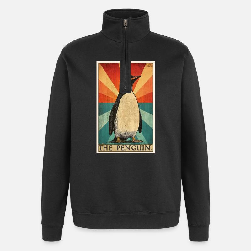 Penguins Penguin - Quarter-Zip Sweatshirt - black