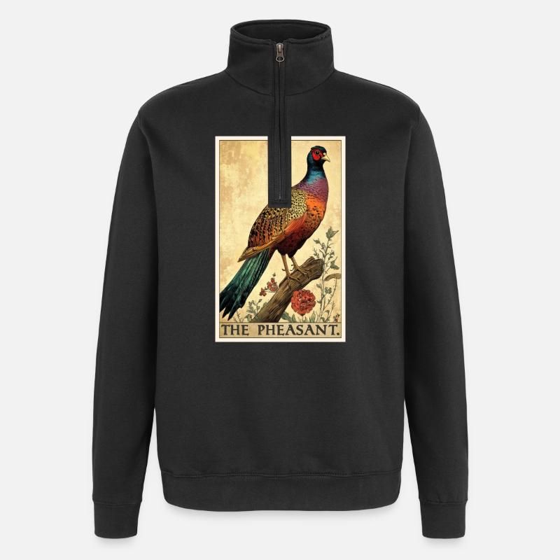 Pheasants Pheasant - Quarter-Zip Sweatshirt - black