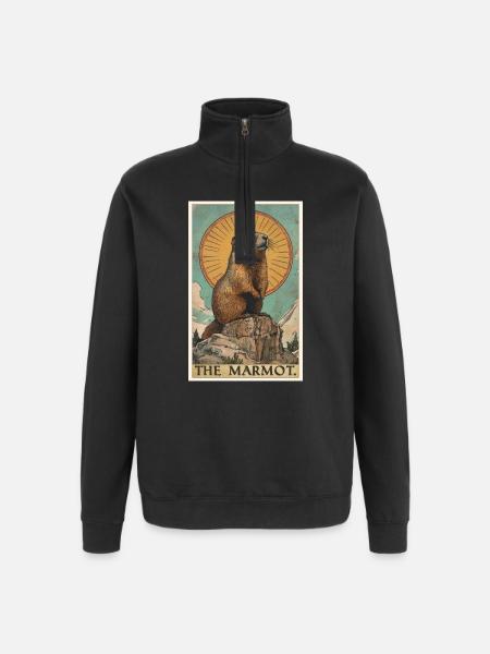 Marmots Groundhog - Quarter-Zip Sweatshirt - black