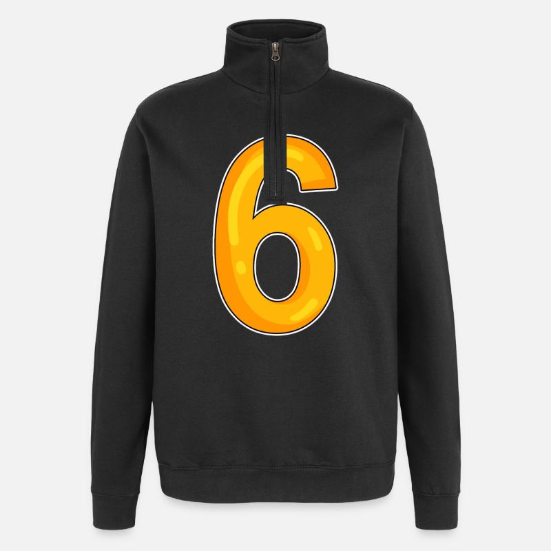 Numéro 6 Numéro - Sweat à zip 1/4 - noir