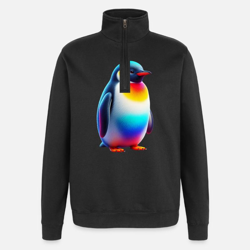 Pingouin - Sweat à zip 1/4 - noir