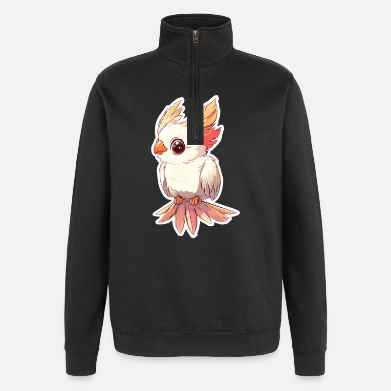 Kakadu - Quarter-Zip-Sweatshirt - Schwarz