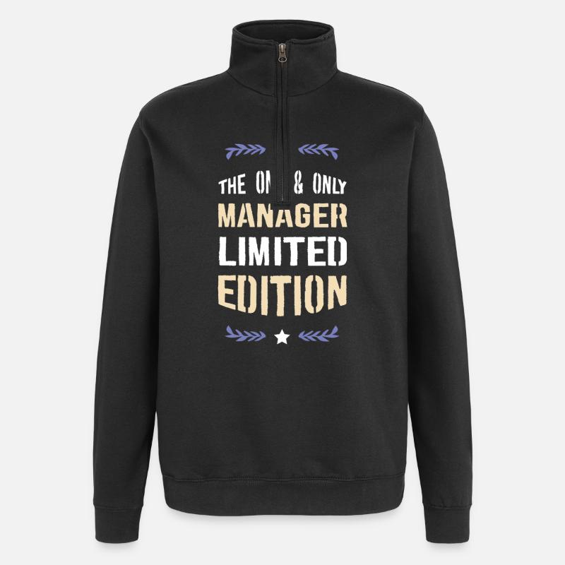 Manager Édition Limitée - Sweat à zip 1/4 - noir