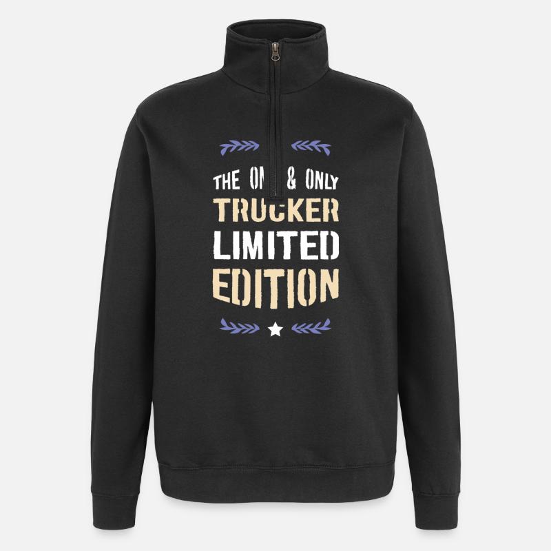 One&Only Trucker Limited Edition - Quarter-Zip Sweatshirt - black