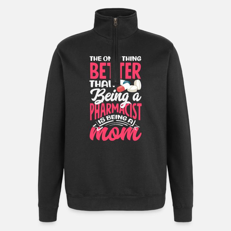 Pharmacist Pharmaceutical Technical - Quarter-Zip Sweatshirt - black