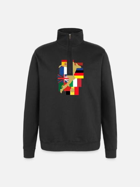 National Team Football Cup - Quarter-Zip Sweatshirt - black