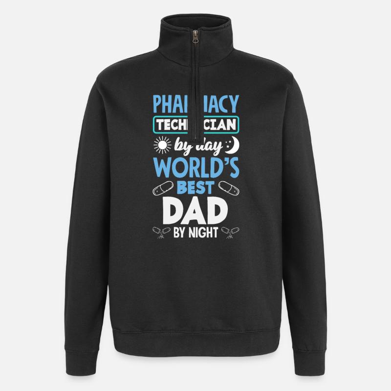 Apotheker Pharmazeutisch-technischer - Quarter-Zip-Sweatshirt - Schwarz