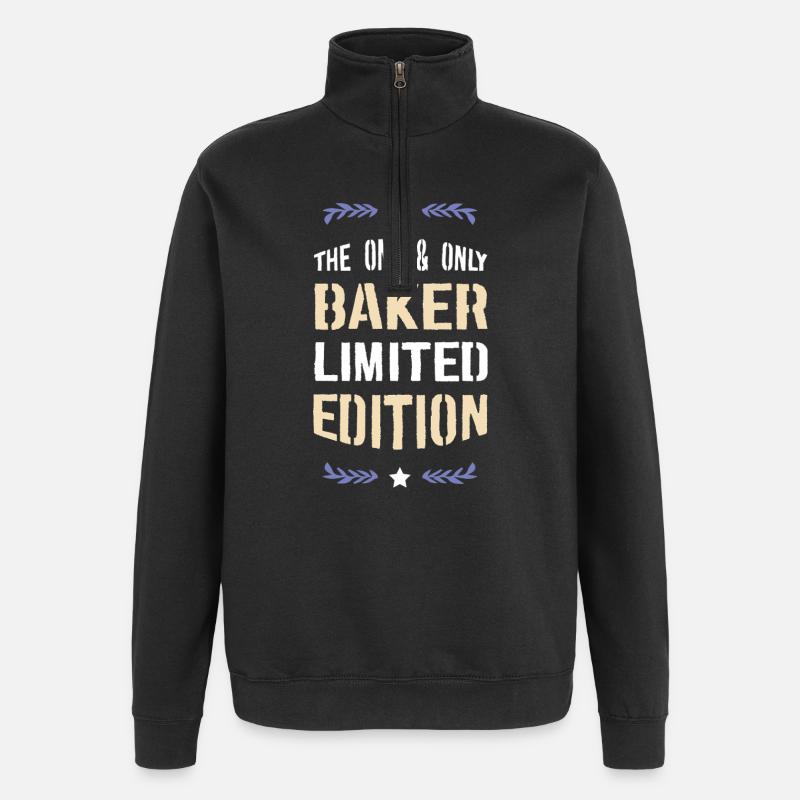 The Only Baker Limited Edition - Quarter-Zip Sweatshirt - black