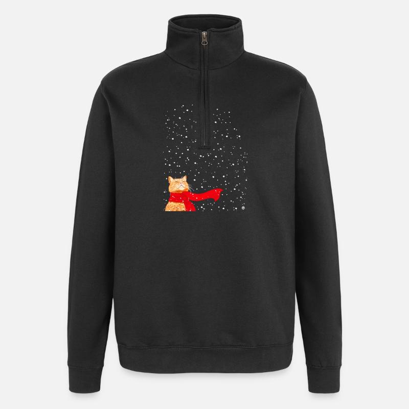 Tabby adore Snow - Sweat à zip 1/4 - noir