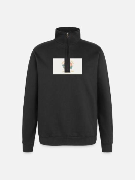 1783858733423 - Quarter-Zip Sweatshirt - black