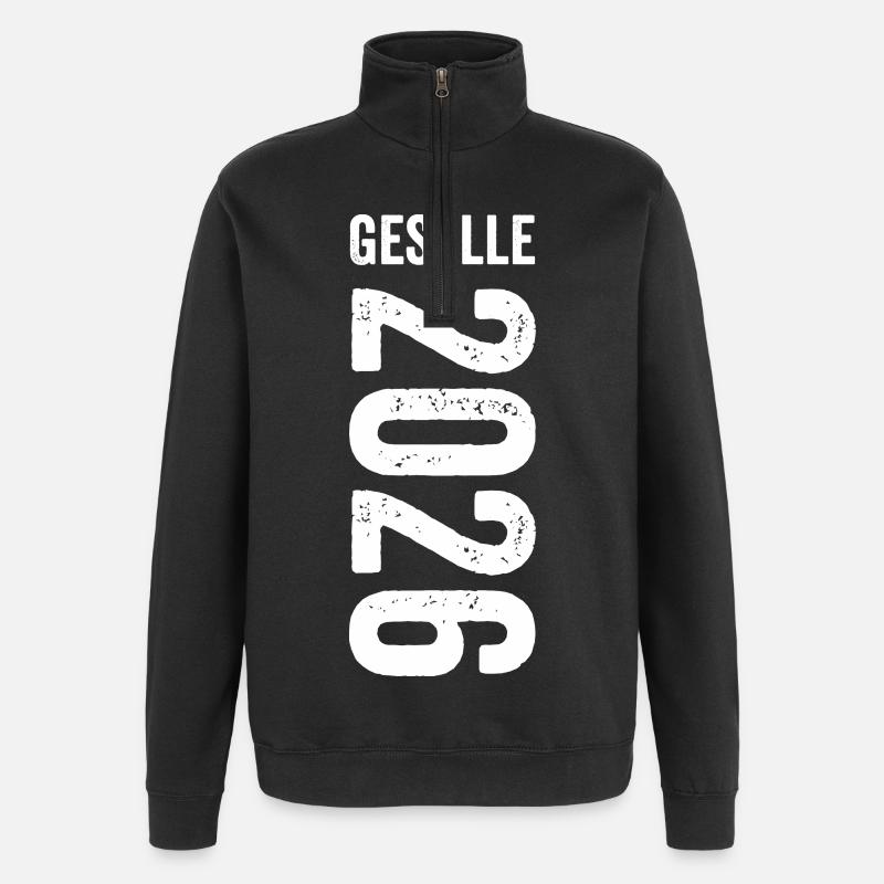 Geselle 2026 - Quarter-Zip-Sweatshirt - Schwarz