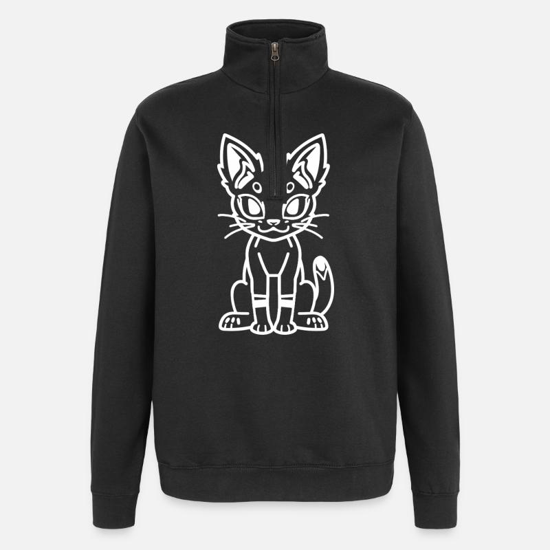 Karakal - Quarter-Zip-Sweatshirt - Schwarz