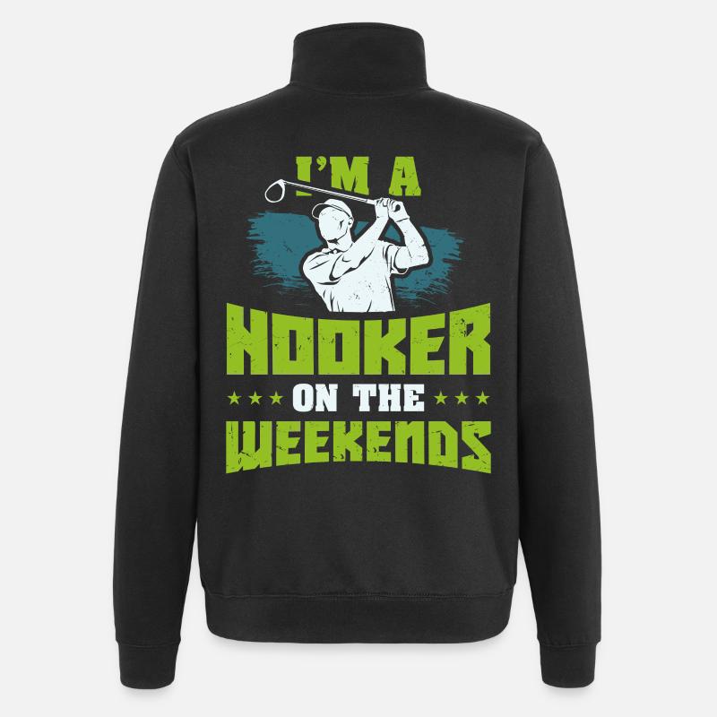 golf - Quarter-Zip Sweatshirt - black
