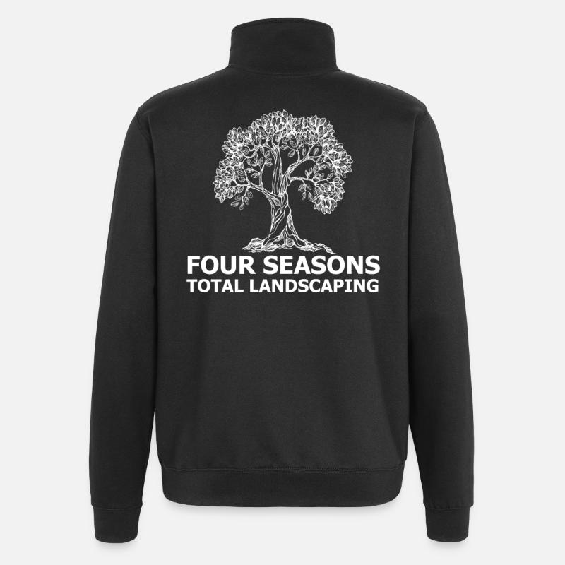 Four Seasons Total Landscaping - Quarter-Zip Sweatshirt - black