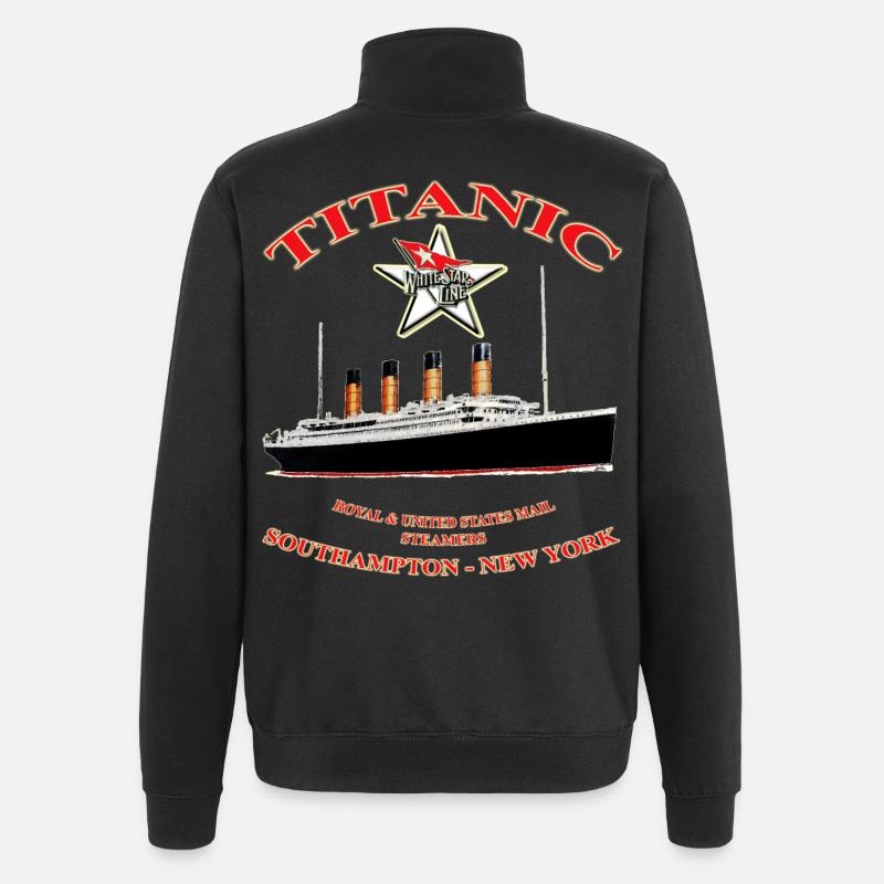 TITANIC STAR CREATION Louis RUNEMBERG © Adagp - Quarter-Zip Sweatshirt - black