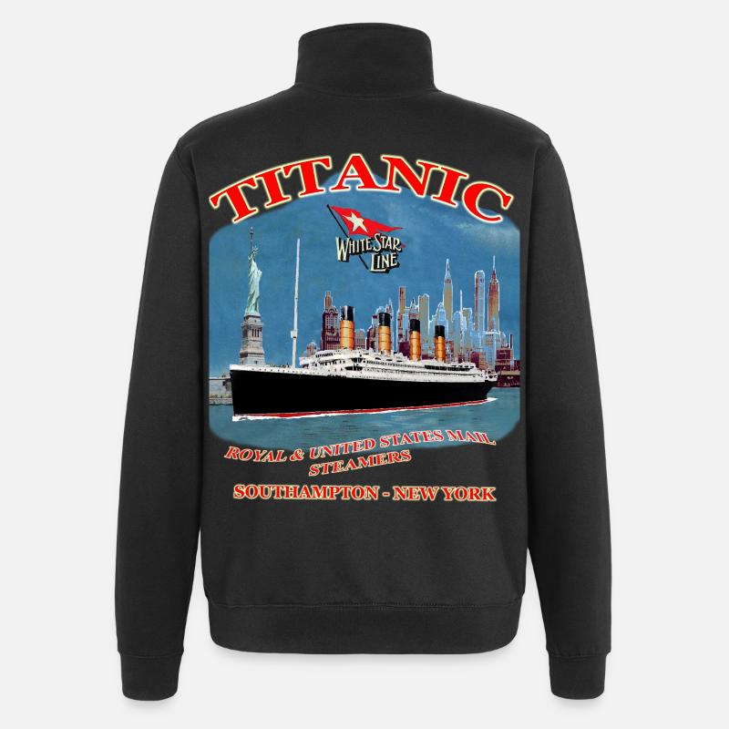 TITANIC creation Louis RUNEMBERG © Adagp - Quarter-Zip Sweatshirt - black