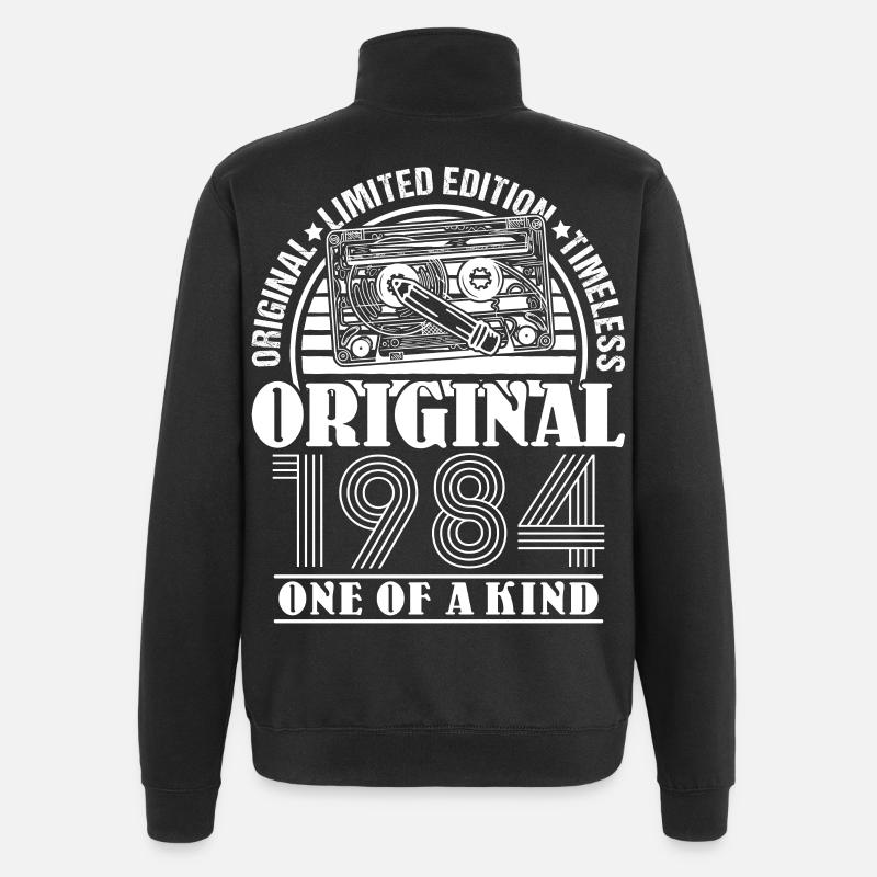 40e anniversaire - Sweat à zip 1/4 - noir