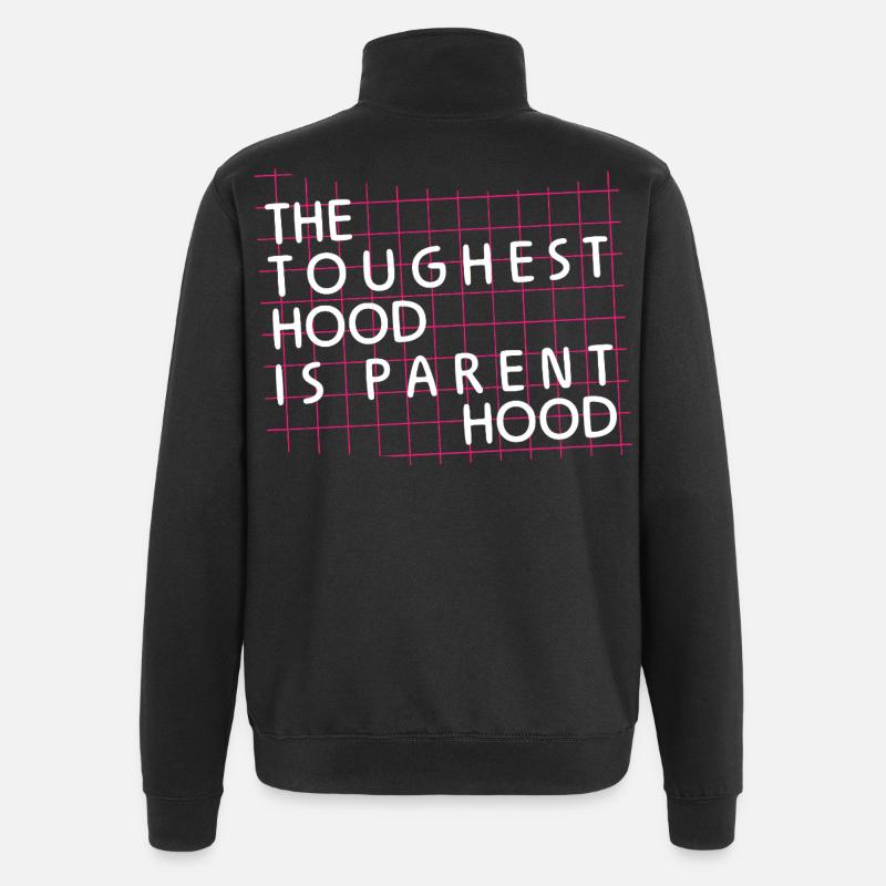 Parenthood – Die härteste Hood - Quarter-Zip-Sweatshirt - Schwarz