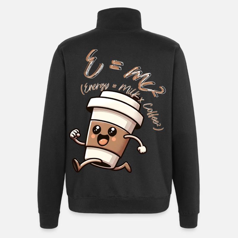 E-mc2 - Sweat à zip 1/4 - noir