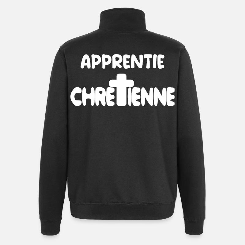 Christian Catholic God Gift - Quarter-Zip Sweatshirt - black