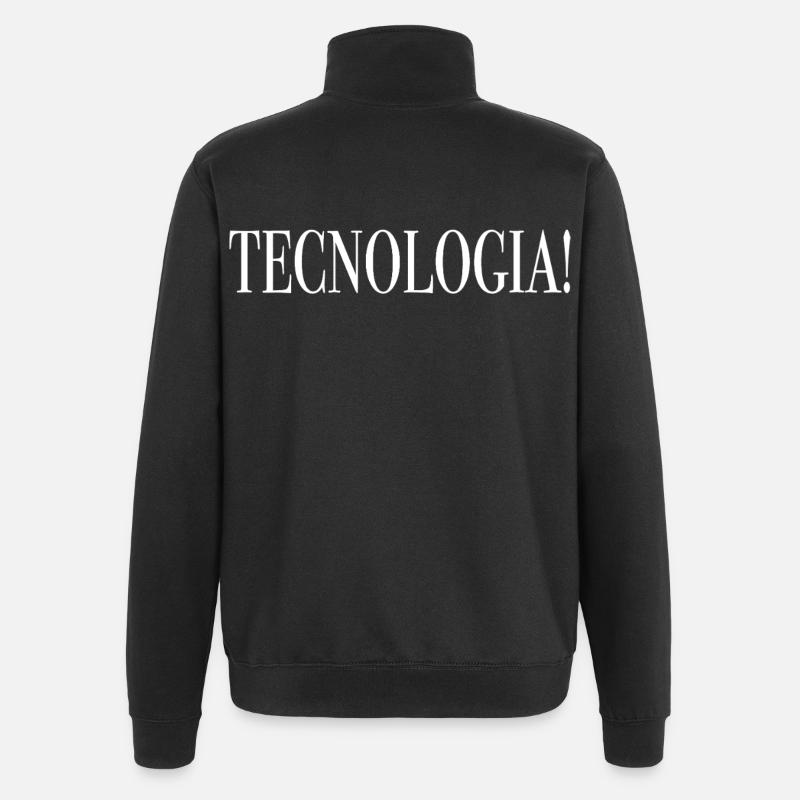 Tecnologia - Sweat à zip 1/4 - noir