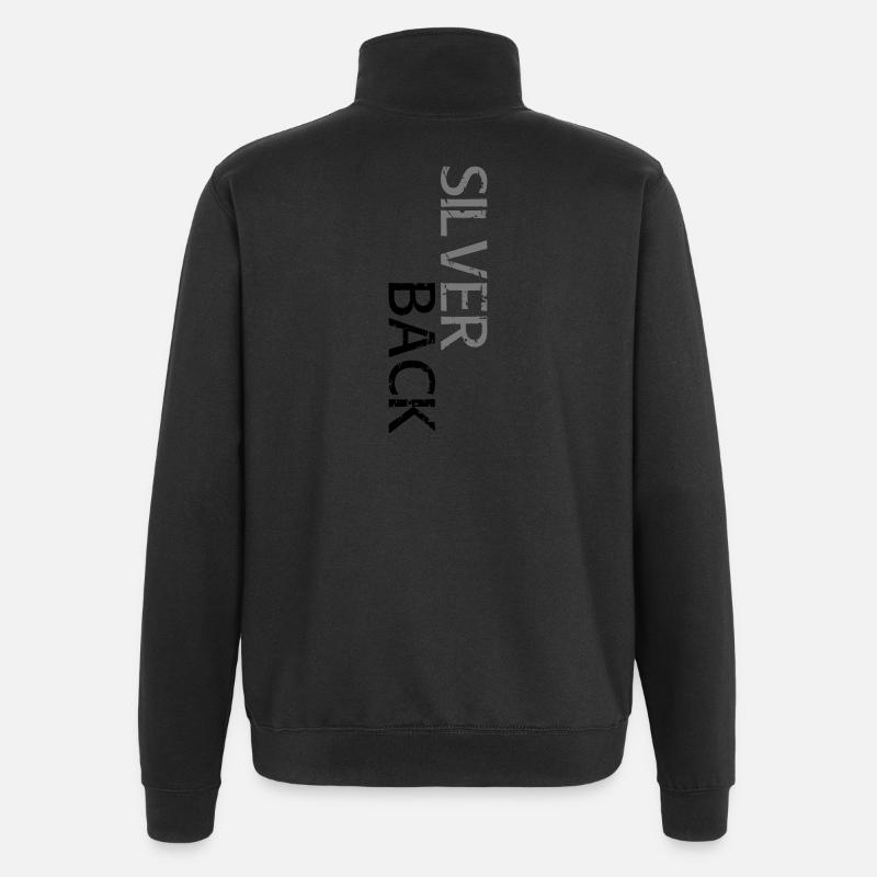 SILVERBACK (versetzt) - Quarter-Zip-Sweatshirt - Schwarz