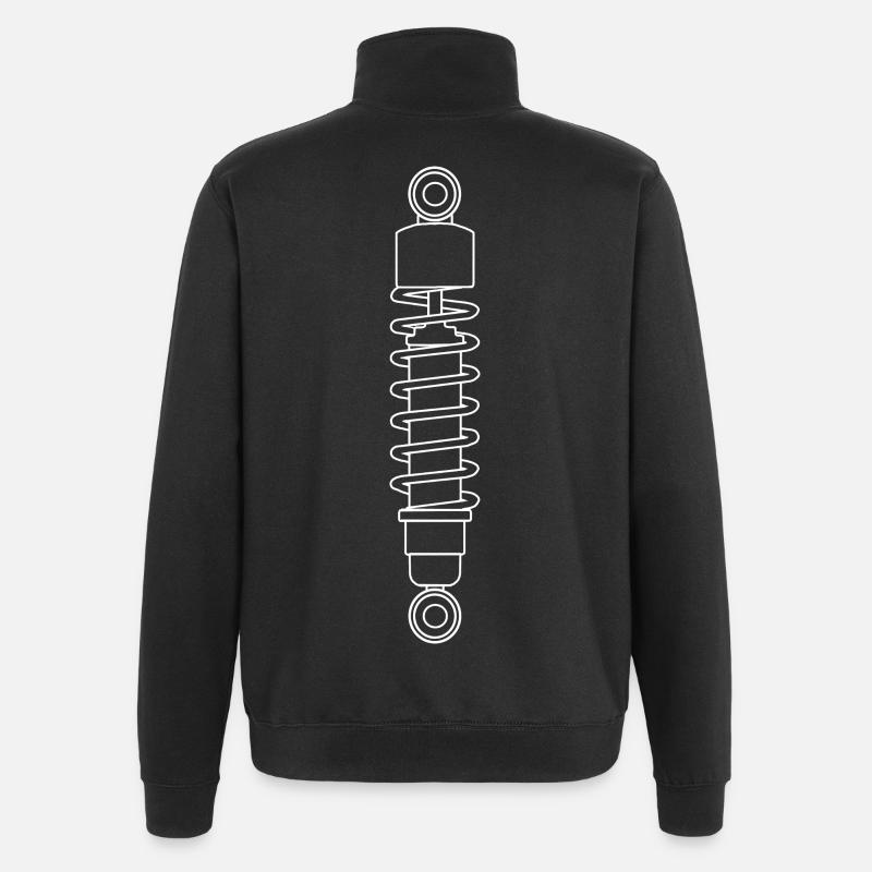 Amortisseur - Sweat à zip 1/4 - noir