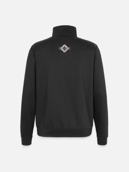 Omnis Diamond Sport Logo - Quarter-Zip Sweatshirt - black