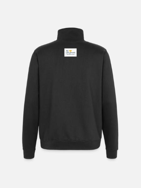 For animals in need - Quarter-Zip Sweatshirt - black