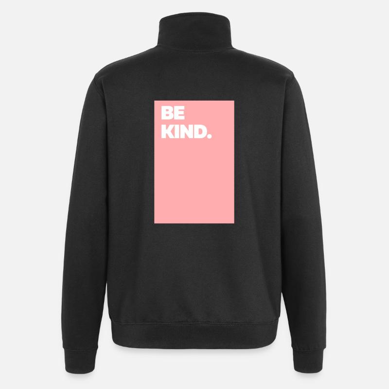Be Kind - Quarter-Zip Sweatshirt - black