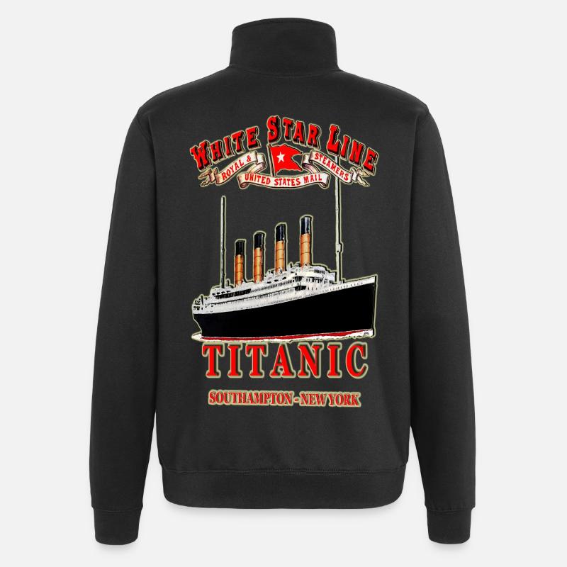 TITANIC CREATION Louis RUNEMBERG © Adagp - Quarter-Zip Sweatshirt - black