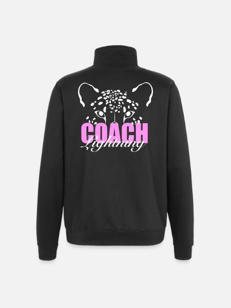 Lightning Coaches T-Shirt - Quarter-Zip Sweatshirt - black