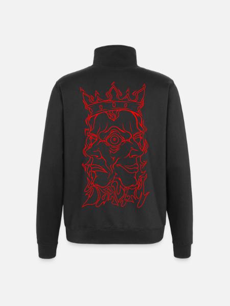 Duality - Quarter-Zip Sweatshirt - black