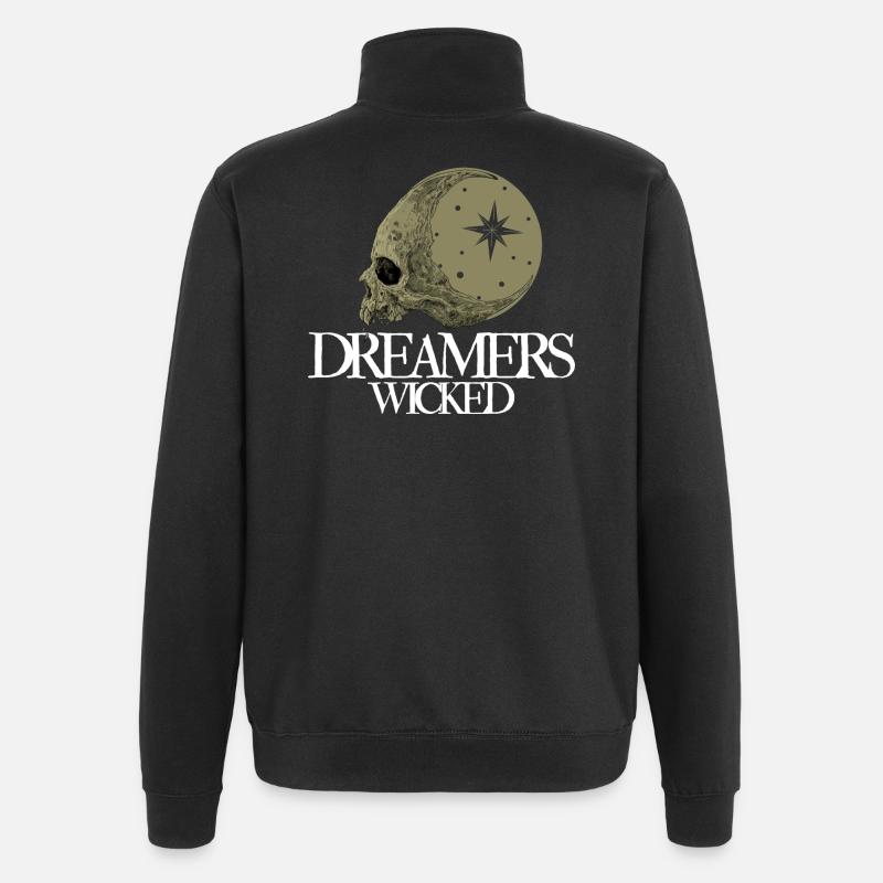 Mondskull Traumfänger - Quarter-Zip-Sweatshirt - Schwarz
