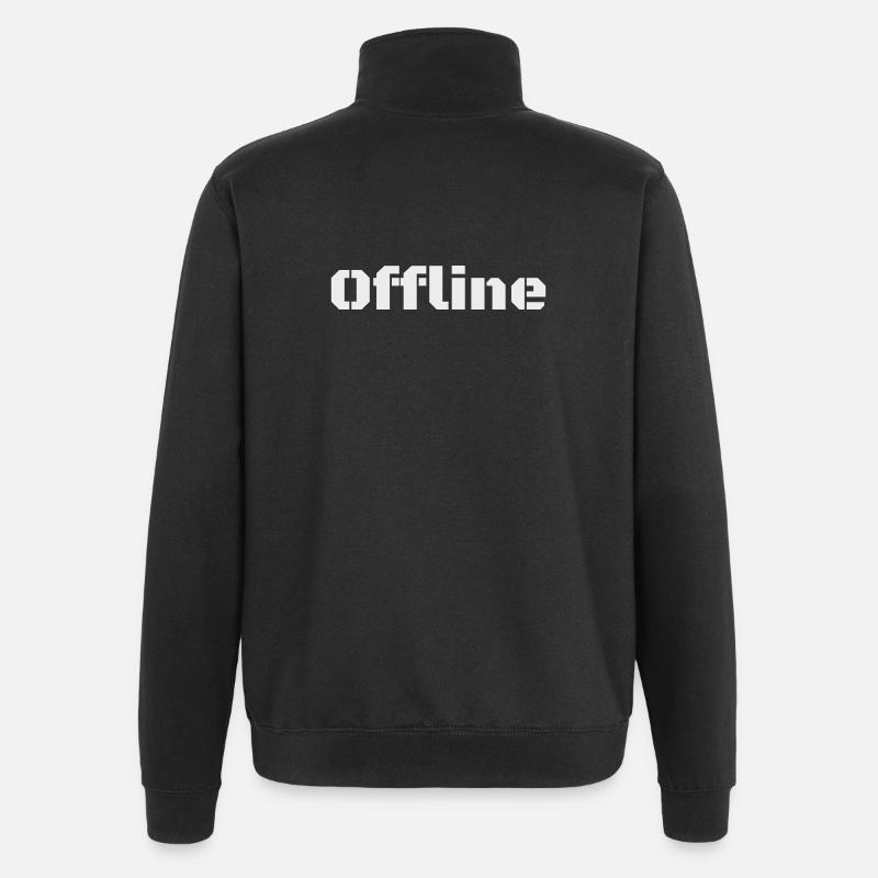 Offline - Quarter-Zip Sweatshirt - black