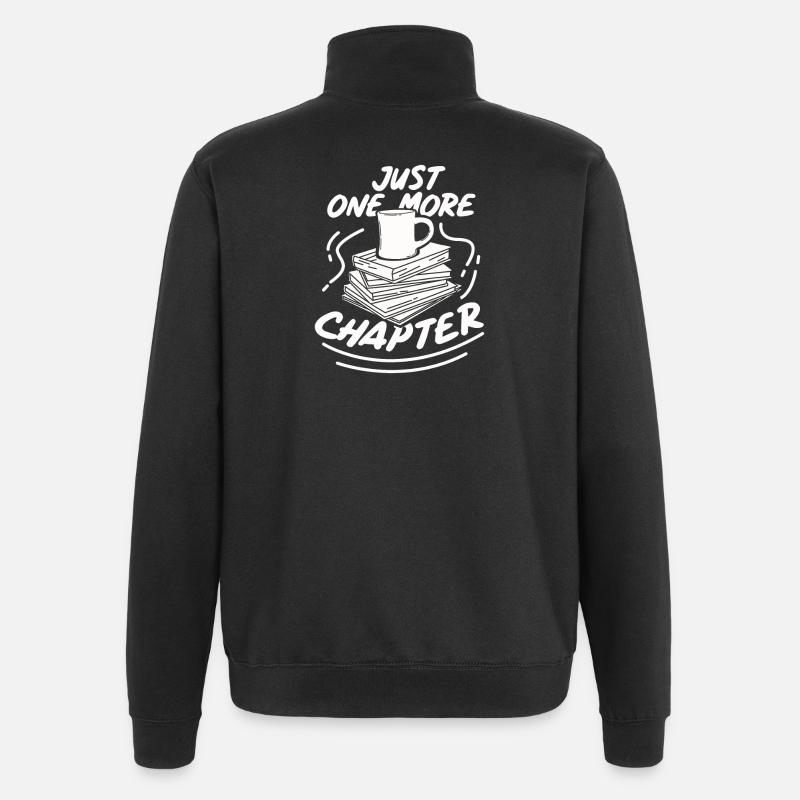 Read books book gift bookshelf - Quarter-Zip Sweatshirt - black