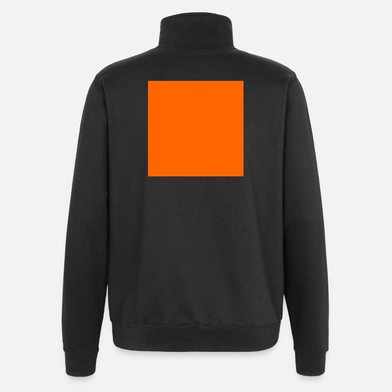Personalize orange background texture - Quarter-Zip Sweatshirt - black