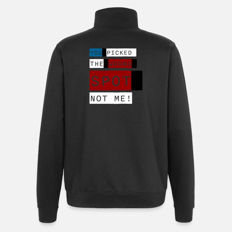 Wrong Spot – Konzertausgabe - Quarter-Zip-Sweatshirt - Schwarz